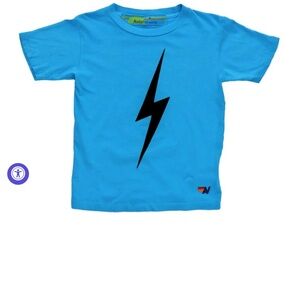 AN Kids Bolt Tee Neon Blue